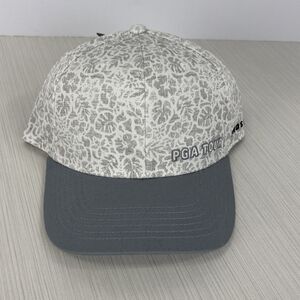 PGA Tour Pro Series Adjustable Golf Hat Cap AOP Floral Print One Size NEW